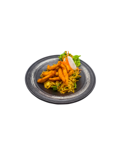 31. YAKI SOBA mit knusprigem Hühnchen